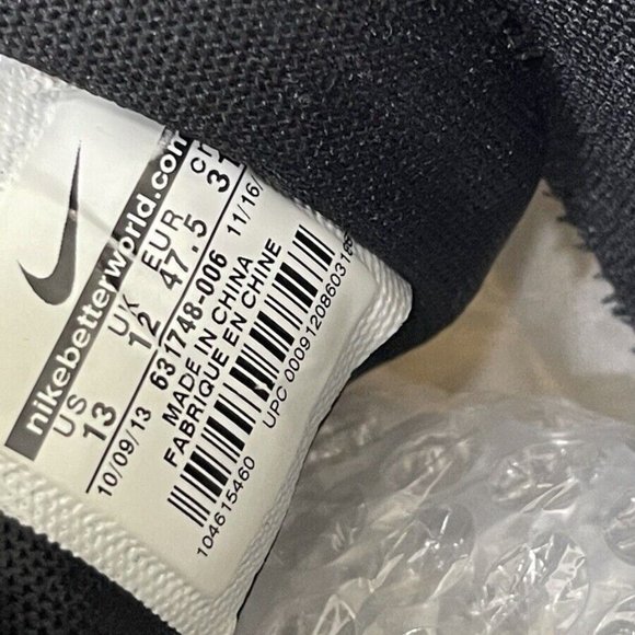 Nike Air Max 90 Ice Dark Grey Men’s Size 11 Black Infrared 631748-006 Size 13 - Picture 8 of 12